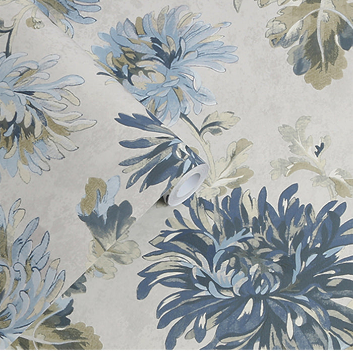 Laura Ashley vliesbehang Maryam Seaspray 10mx52cm