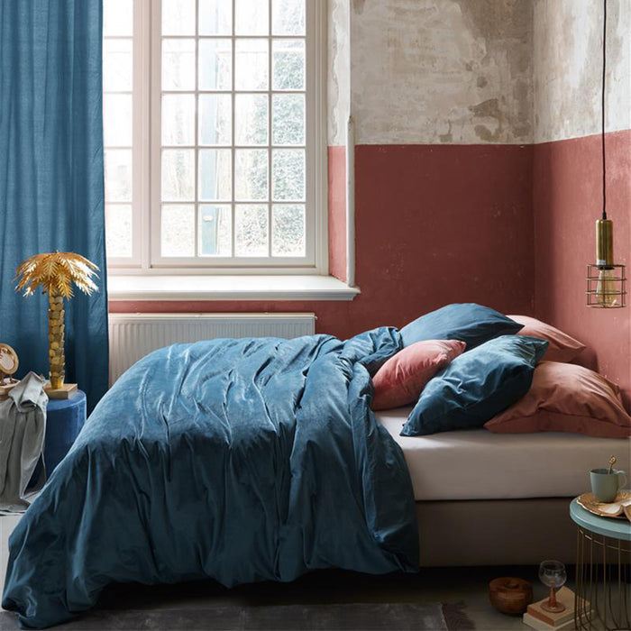 At Home by Beddinghouse Tender Dekbedovertrek 140 x 200/220 cm - Blauw