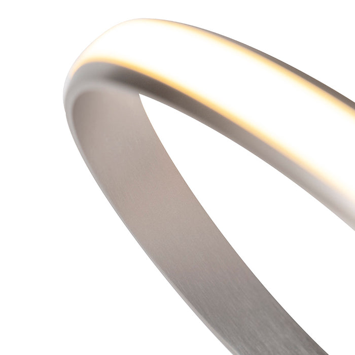 QAZQA Design hanglamp staal dimbaar incl. LED - Viola Due