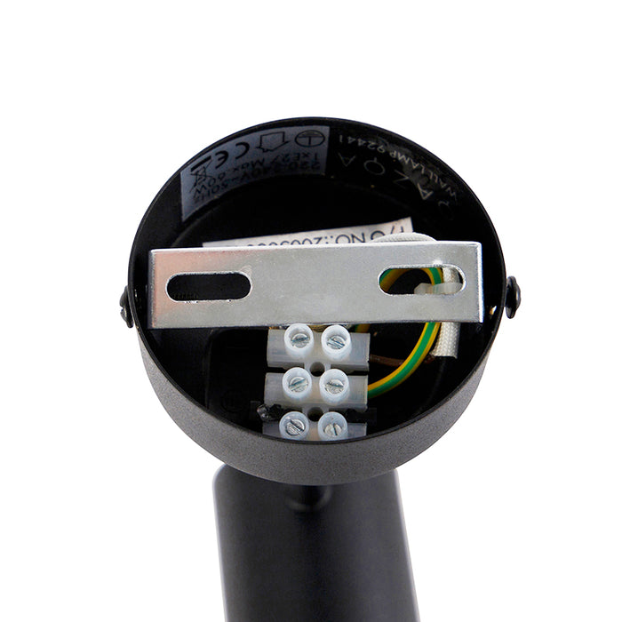 QAZQA LED Wandlamp facil - Zwart - Design - D 13cm