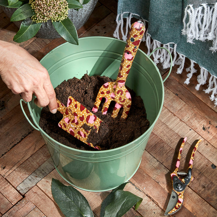 Mica Decorations Tuingereedschap 3-delig - Roze