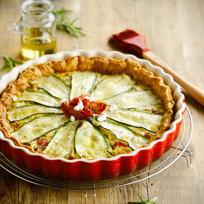 Le Creuset Heritage Taartvorm Ø 28 cm - Kersenrood