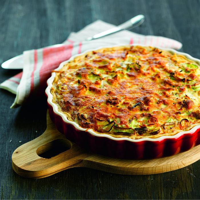 Le Creuset Heritage Taartvorm Ø 28 cm - Kersenrood