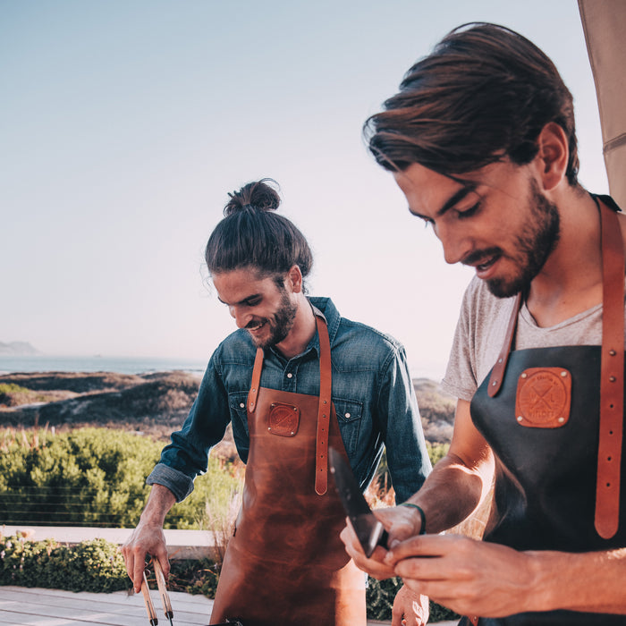 Witloft Leren Schort - Cognac