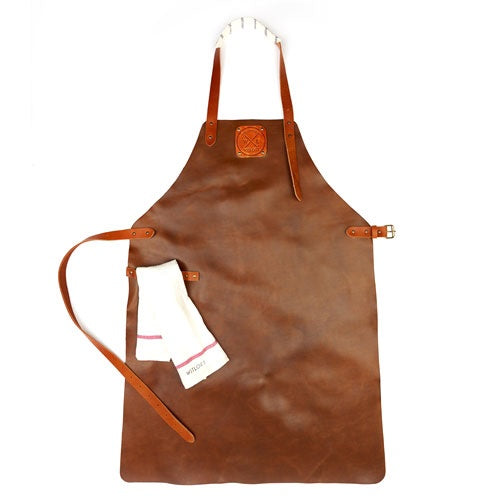 Witloft Leren Schort - Cognac