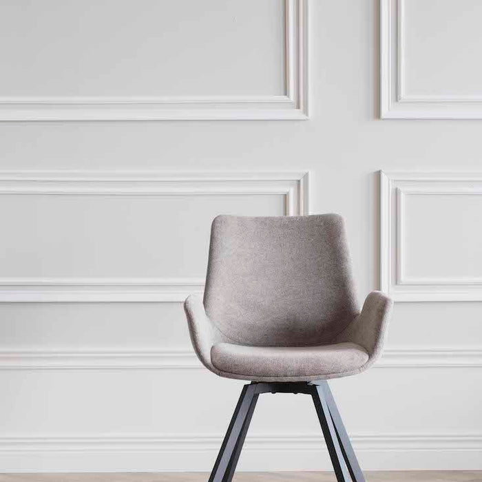 Rowico Norwell Draaibare Eetkamerstoel - Set Van 2 - Beige Stof