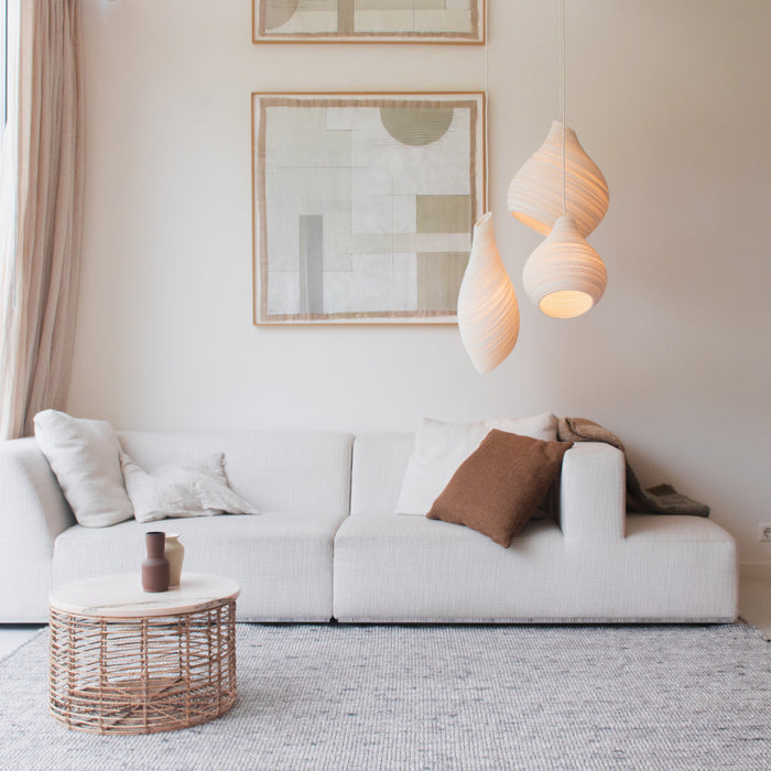 Scraplights Hive 12 hanglamp Ø30 wit