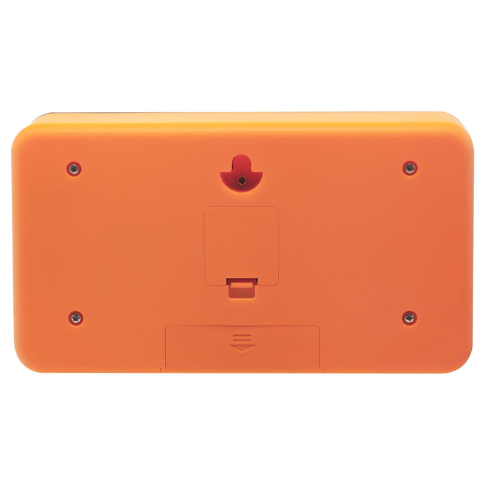 NeXtime - NeXtime - Flip Klok - Tafel of Wandklok -Oranje|Zwart