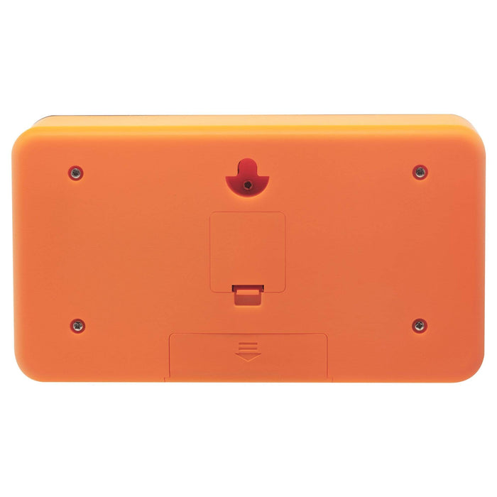 NeXtime - NeXtime - Flip Klok - Tafel of Wandklok -Oranje|Zwart