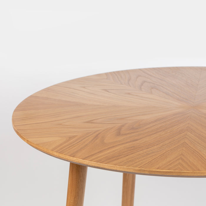 by fonQ basic Finn Eettafel - Ø 100 cm - Bruin