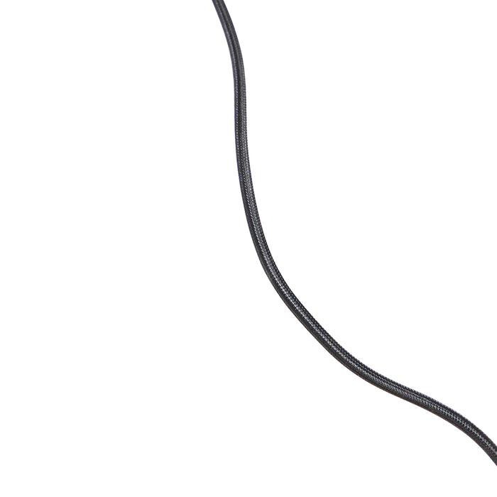 QAZQA Industriële hanglamp zwart met hout 4-lichts - Shelf