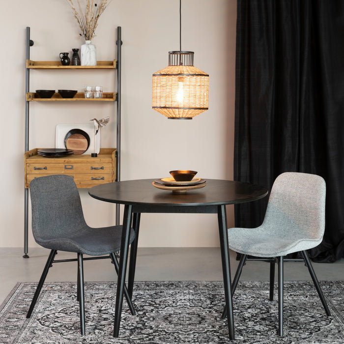 by fonQ basic Finn Eettafel - Ø 100 cm - Zwart