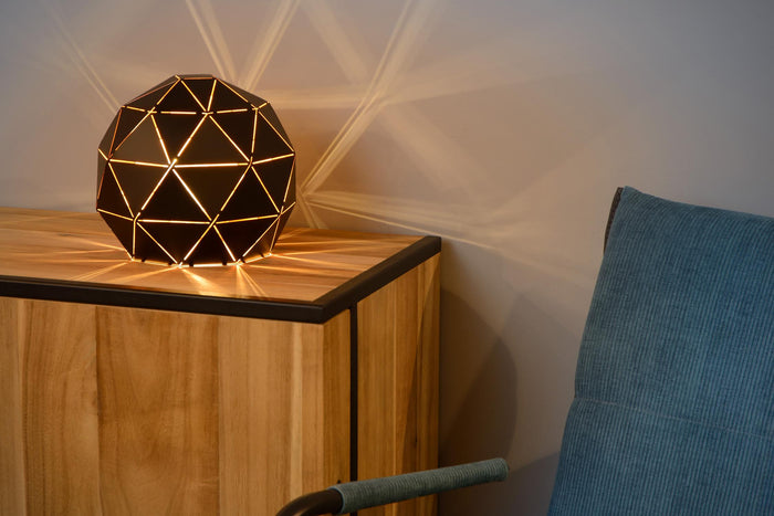 Lucide OTONA Tafellamp - Zwart