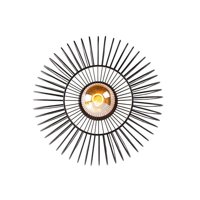 QAZQA Design plafondlamp zwart draad 31,5cm - Baya