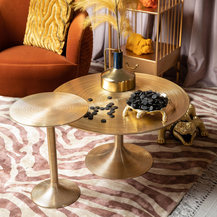 Bold Monkey Hypnotising Round salontafel goud