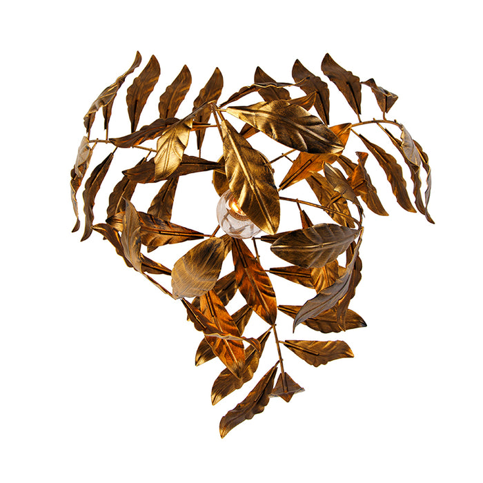 QAZQA Vintage plafondlamp antiek goud 45 cm - Linden