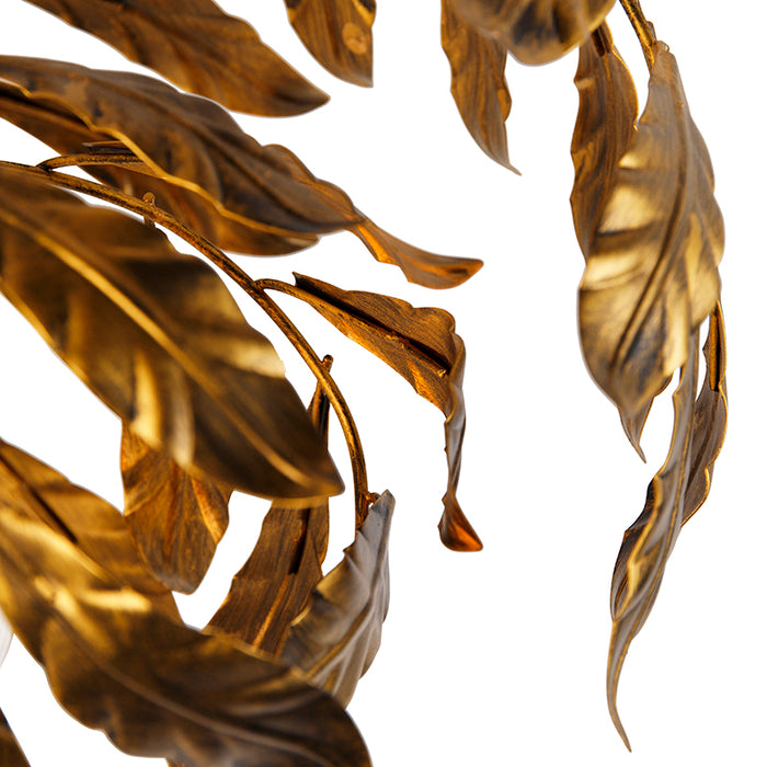 QAZQA Vintage plafondlamp antiek goud 45 cm - Linden