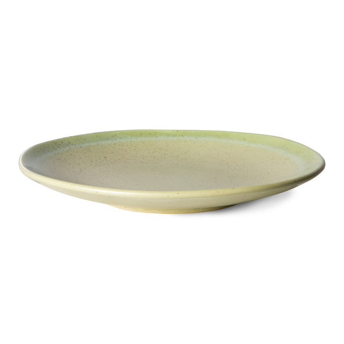 HKliving 70's Bord Ø 22 cm - Set van 2 - Pistachio