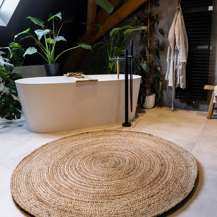 Eva Interior rond Jute Vloerkleed Naturel