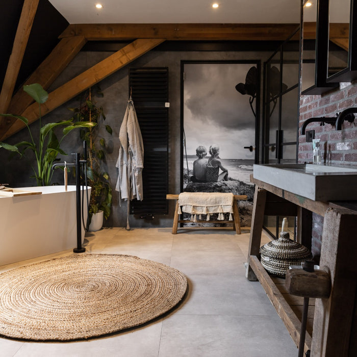 Eva Interior rond Jute Vloerkleed Naturel