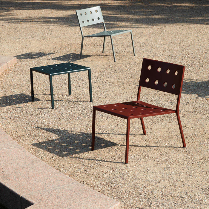 HAY Balcony Lounge Stoel - Desert green