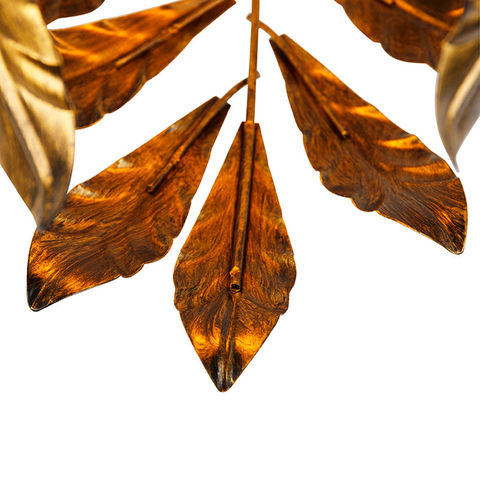 QAZQA Vintage plafondlamp antiek goud 30 cm - Linden