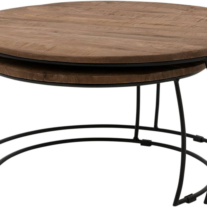 Goossens Salontafel Forta in Mango bruin