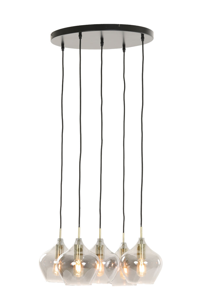 Light & Living - Hanglamp RAKEL - Ø61x66cm - Brons