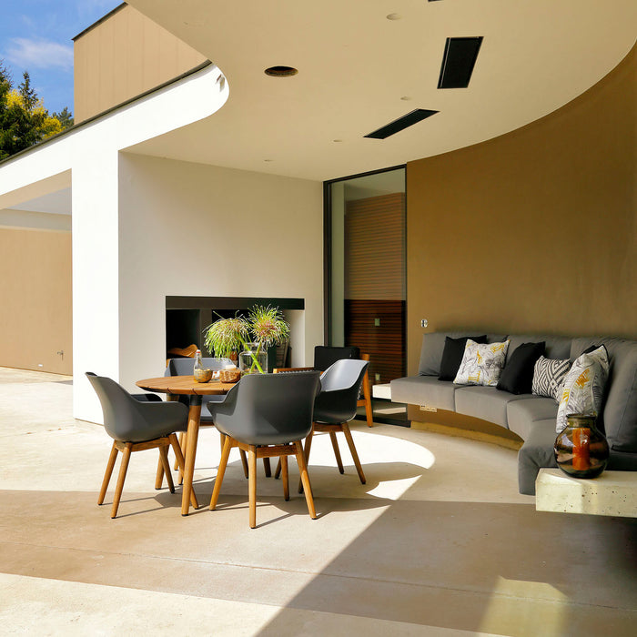 Hartman Sophie Studio Teak Tuinstoel - Set van 2 - Donkergrijs