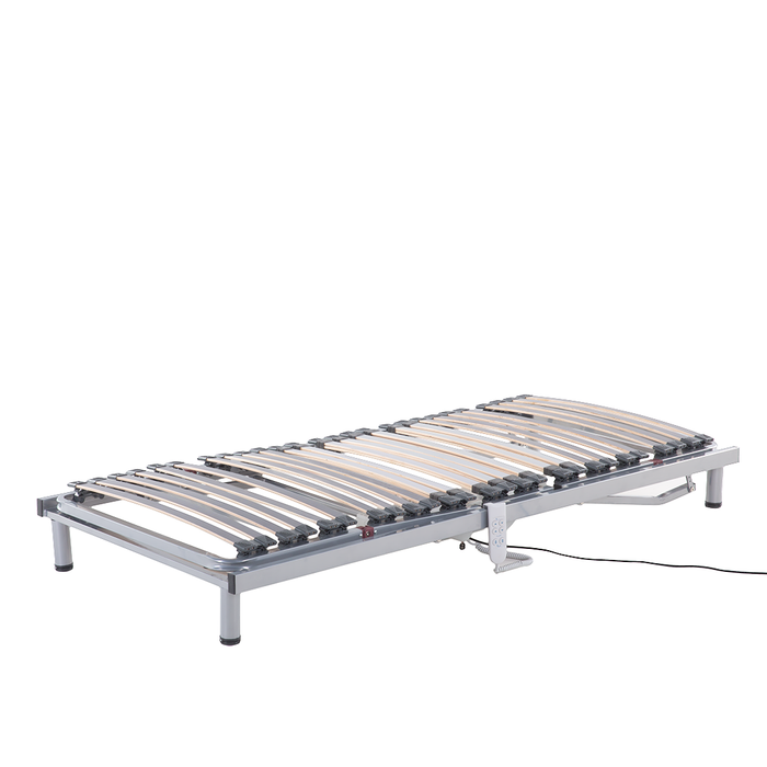 Beliani-COMFORT-Elektrische lattenbodem-Zilver-180 x 200 cm-Staal