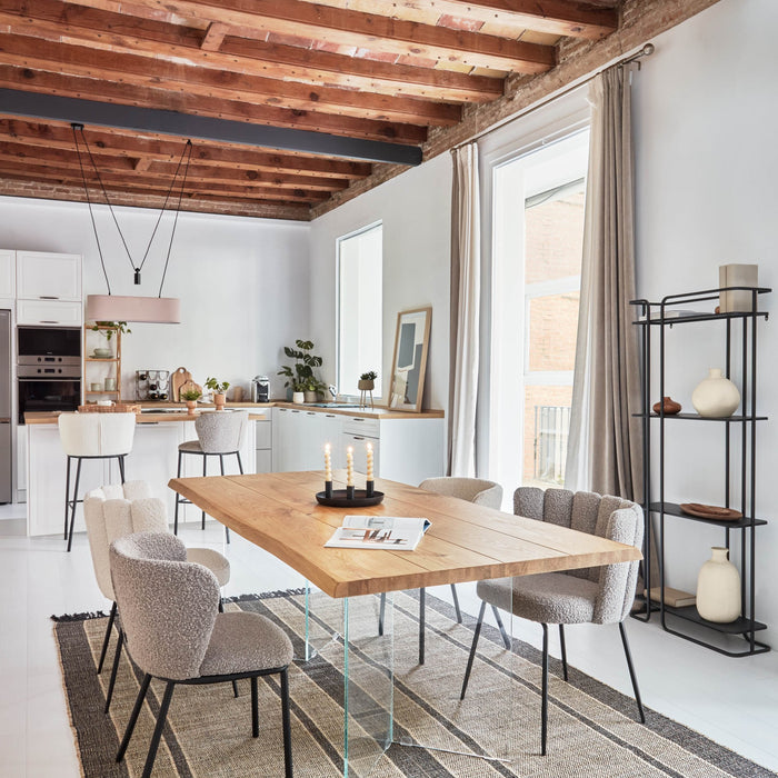 Kave Home Marja Gordijnen 140 x 270 cm - Beige