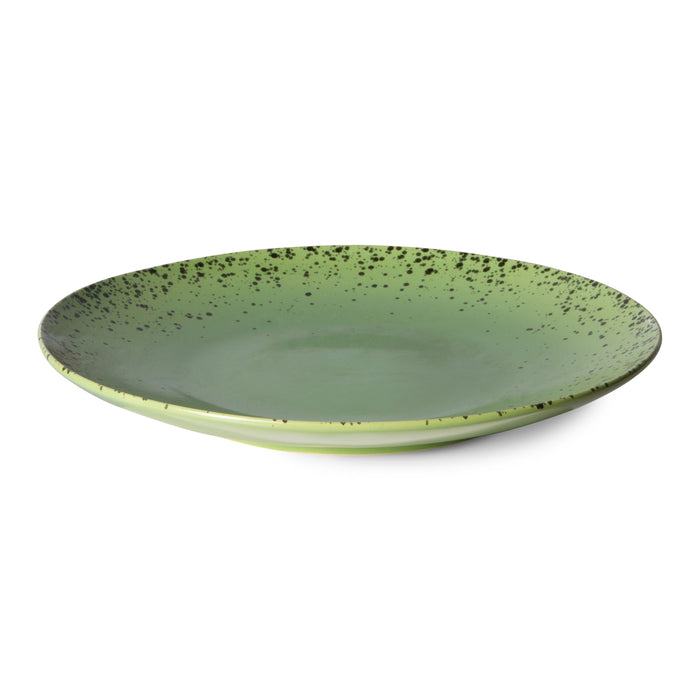 HKliving 70's Dinerbord Ø 29 cm - Set van 2 - Kiwi