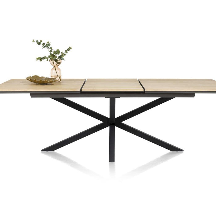 Xooon BELO uitschuiftafel met centrale poot 180 x 100 cm (+ 60 cm)