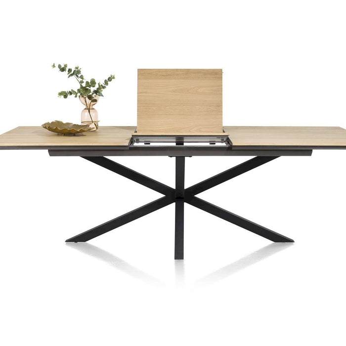 Xooon BELO uitschuiftafel met centrale poot 180 x 100 cm (+ 60 cm)