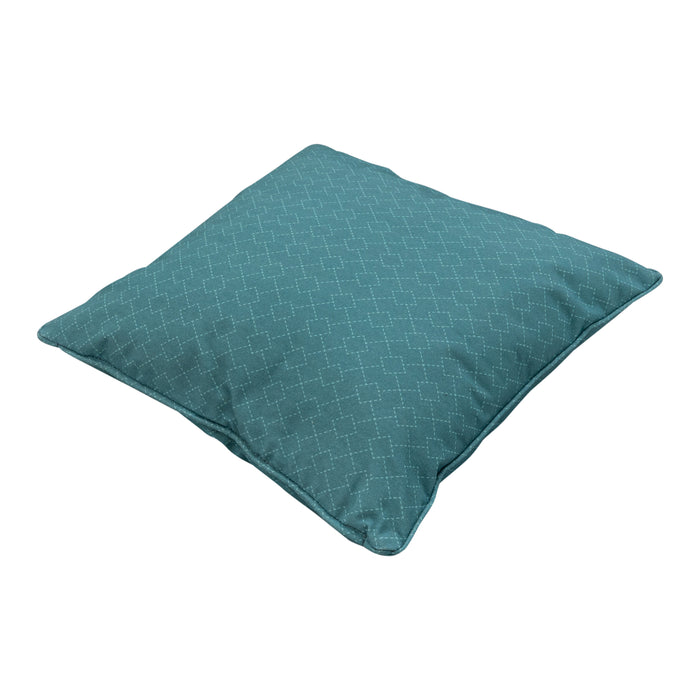 Madison - Sierkussen - Check sea blue - 50x50 - Blauw