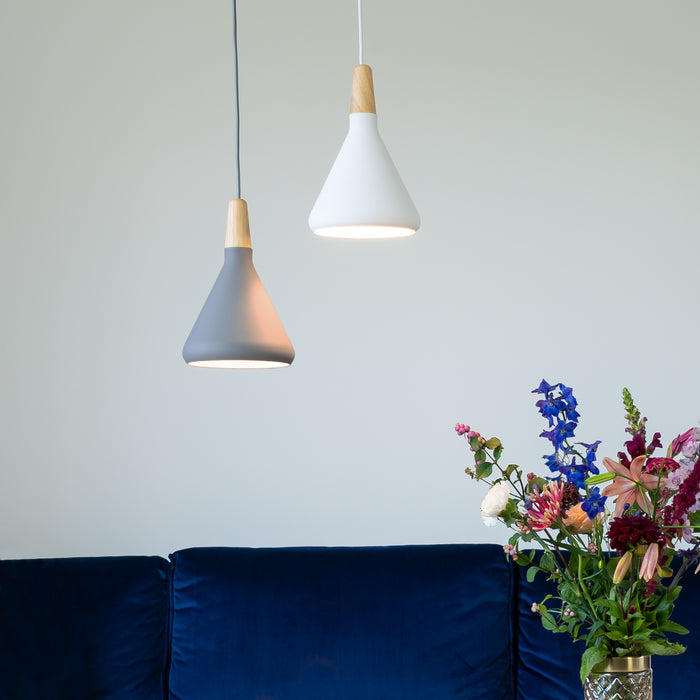 QUVIO Hanglamp langwerpig wit - QUV5134L-WHITE