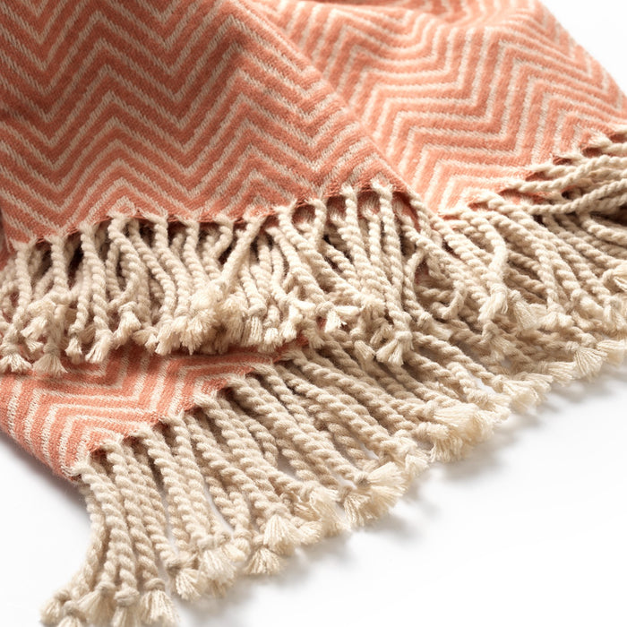 Dutch Decor plaid EVONY - 140x180 cm Muted Clay