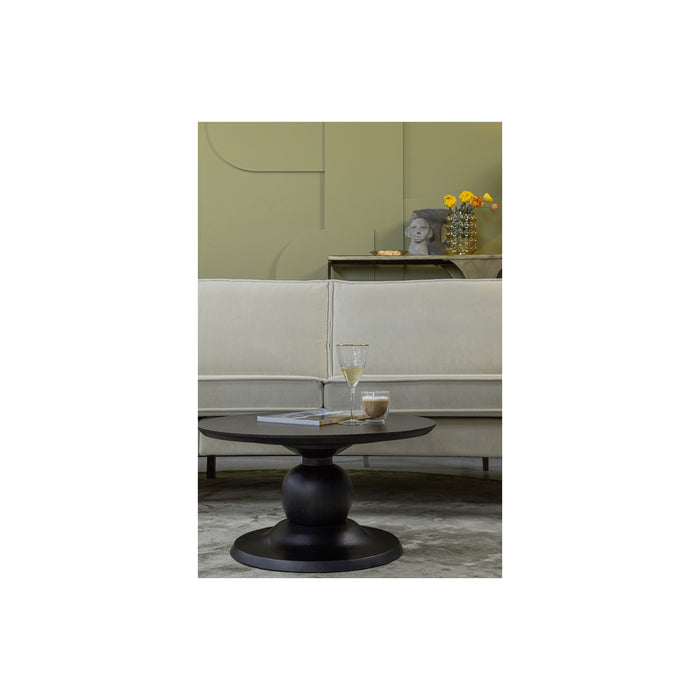 WOOOD Blanco Salontafel - Mangohout - Zwart - 37x68x68