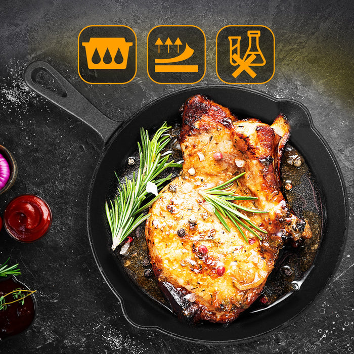 CLP Gietijzeren pannenset 3 stuks