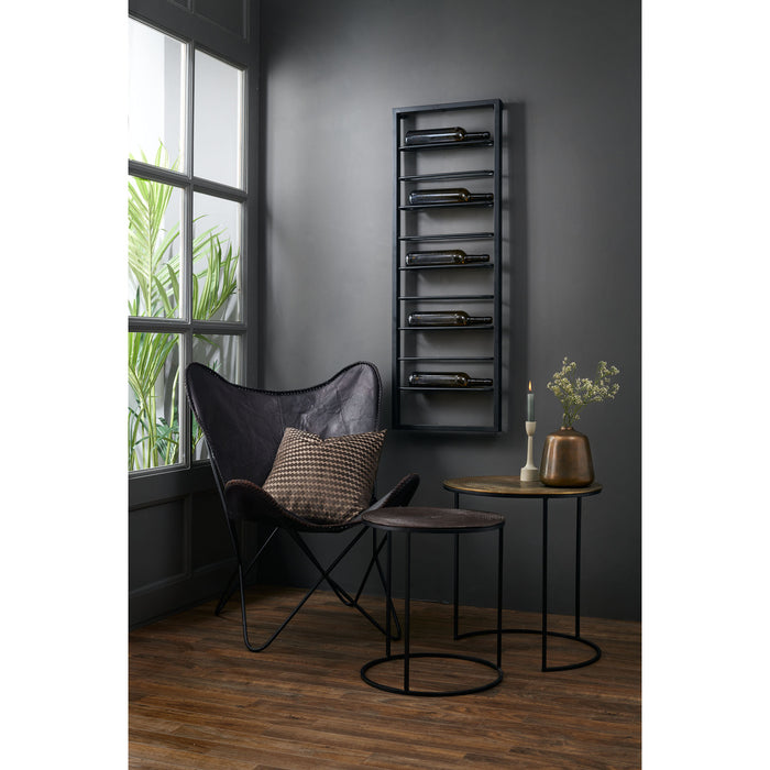 Light & Living Wijnrek Amore - Zwart - 9 Flessen