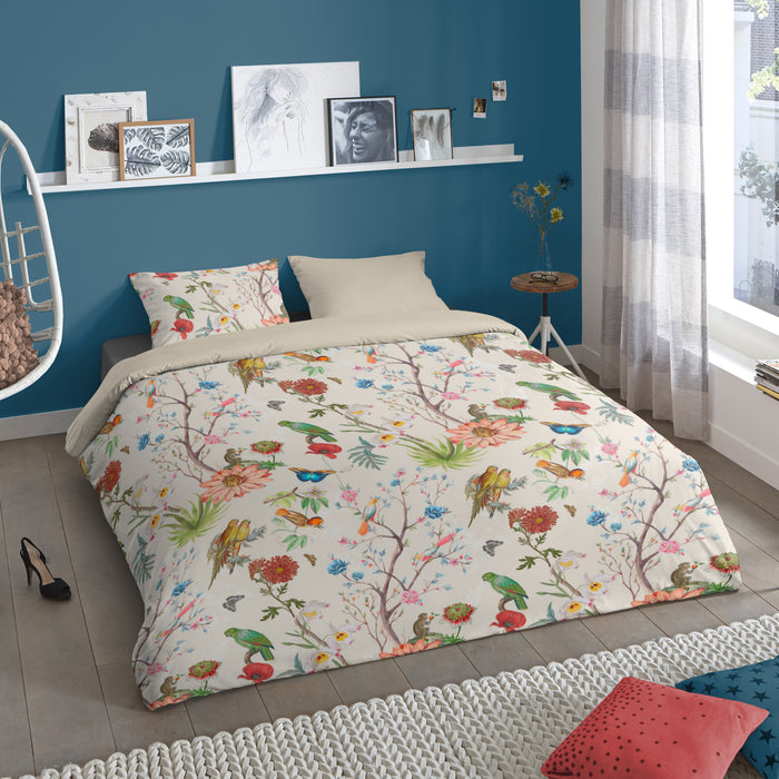 Good Morning Merel Dekbedovertrek 200 x 220 cm - Light Sand