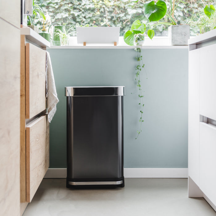 Simplehuman Rectangular Liner Pocket Pedaalemmer 45 Liter