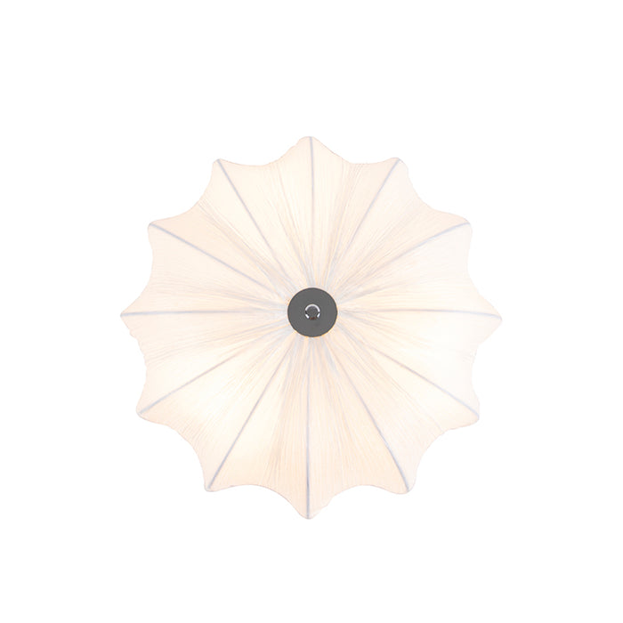 QAZQA Plafondlamp plu - Wit - Design - D 520mm