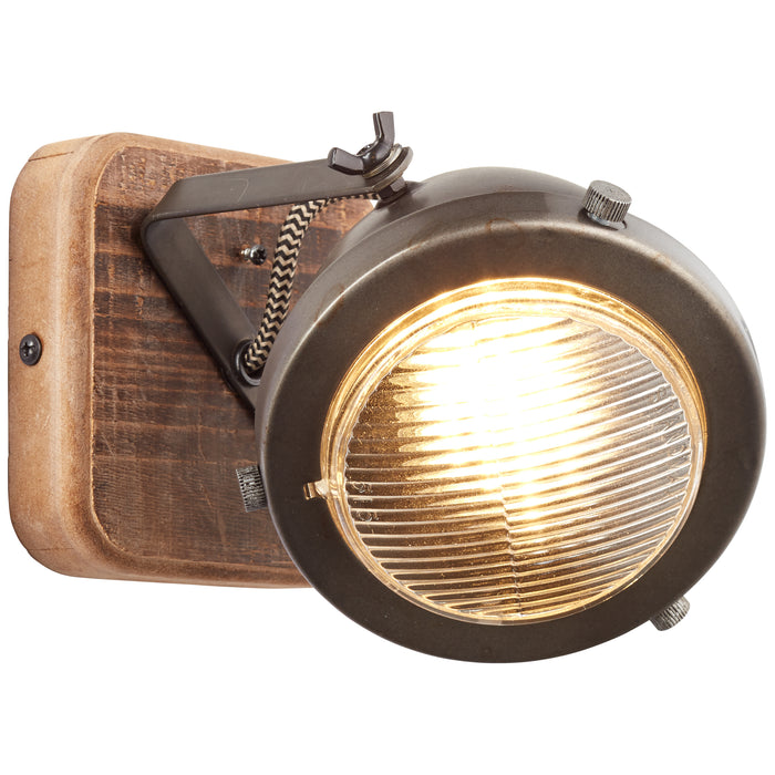 Brilliant Carmen Wood Wandlamp