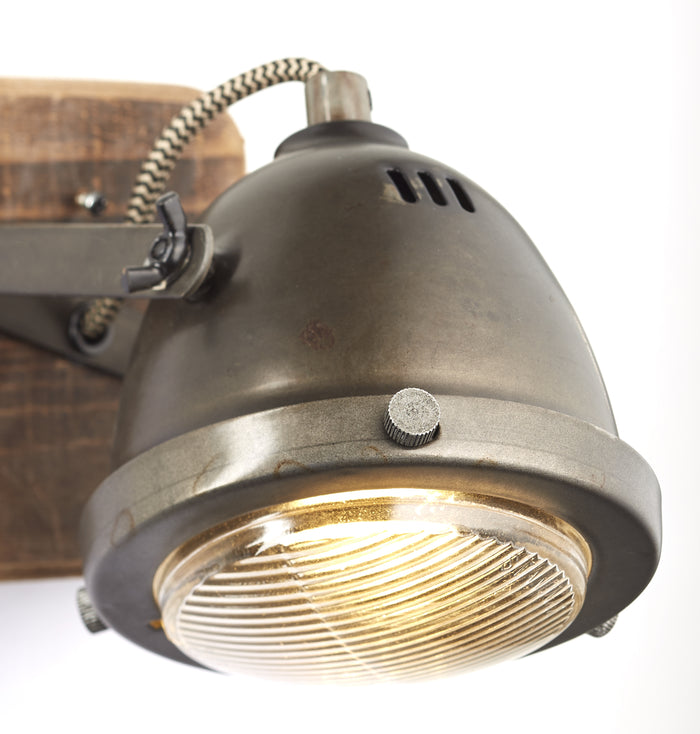 Brilliant Carmen Wood Wandlamp