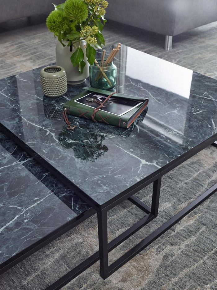 Sky Style Lily Vierkante Salontafel Set Zwart