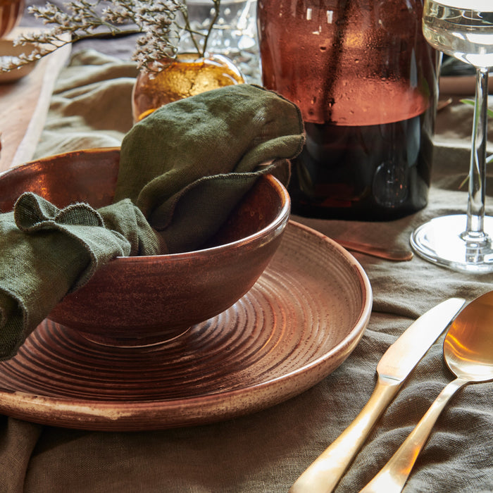 HKliving Home Chef Ceramics Rustic Bord Ø 26 cm