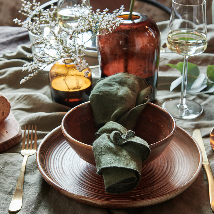 HKliving Home Chef Ceramics Rustic Bord Ø 26 cm