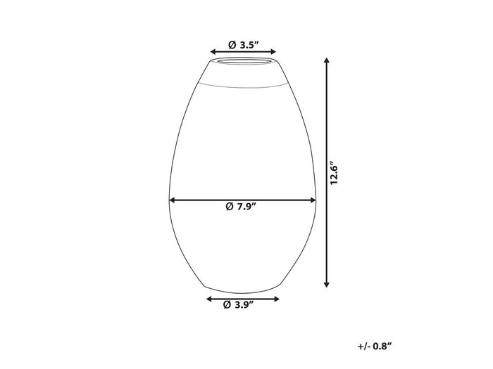 Beliani CORIA Decoratiefiguur Wit