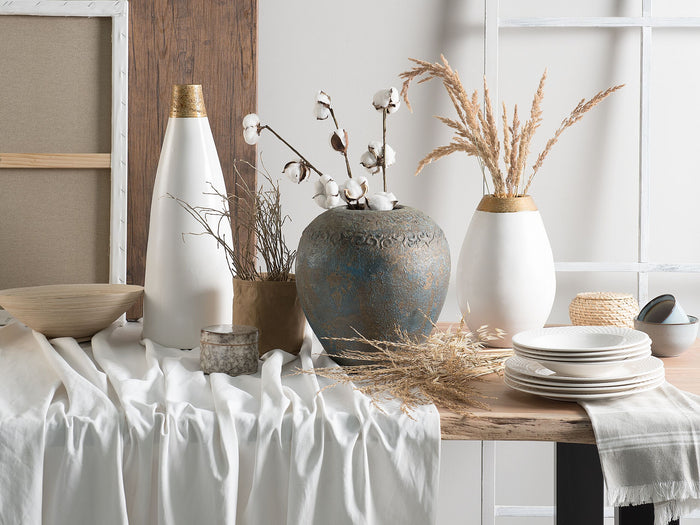 Beliani CORIA Decoratiefiguur Wit